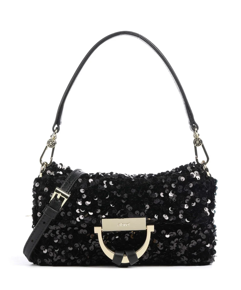 Abro Sequins Temi Sac porté épaule black/gold