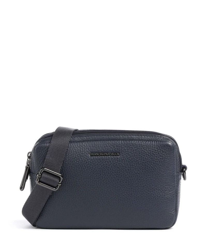 Mandarina Duck Mellow Leather Sac bandoulière dress blue