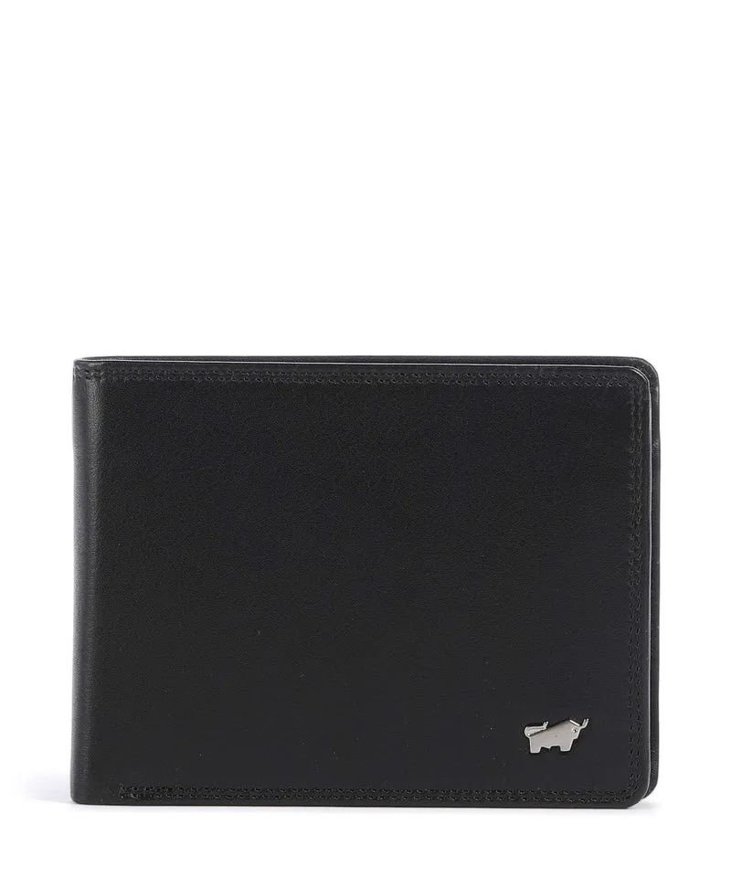 Braun Büffel Golf Portefeuille schwarz