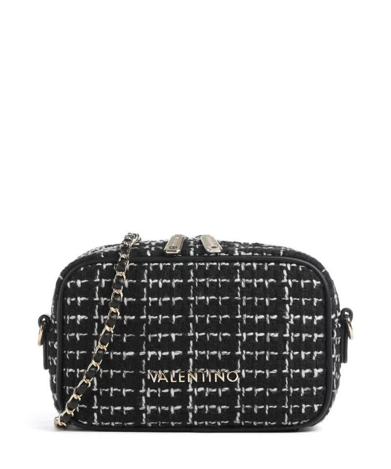 Valentino Bags Tweed Sac bandoulière nero/multicolour