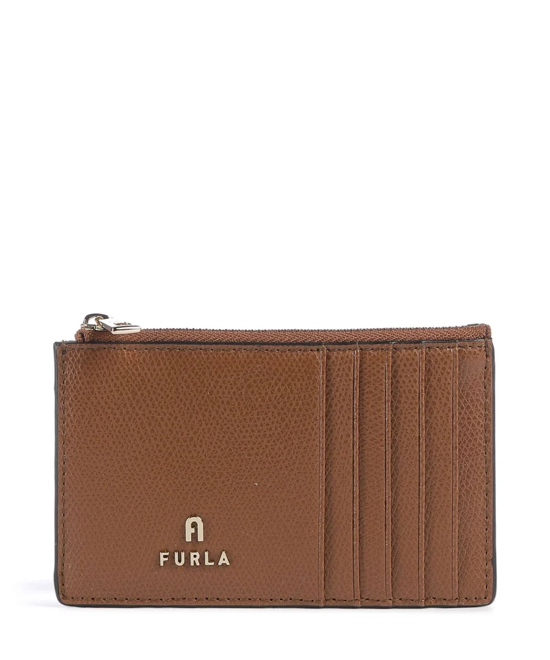 Furla Camelia M Étui à cartes crédit cognac
