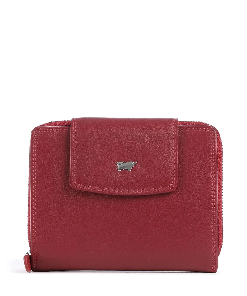 Braun Büffel Golf Portefeuille rot