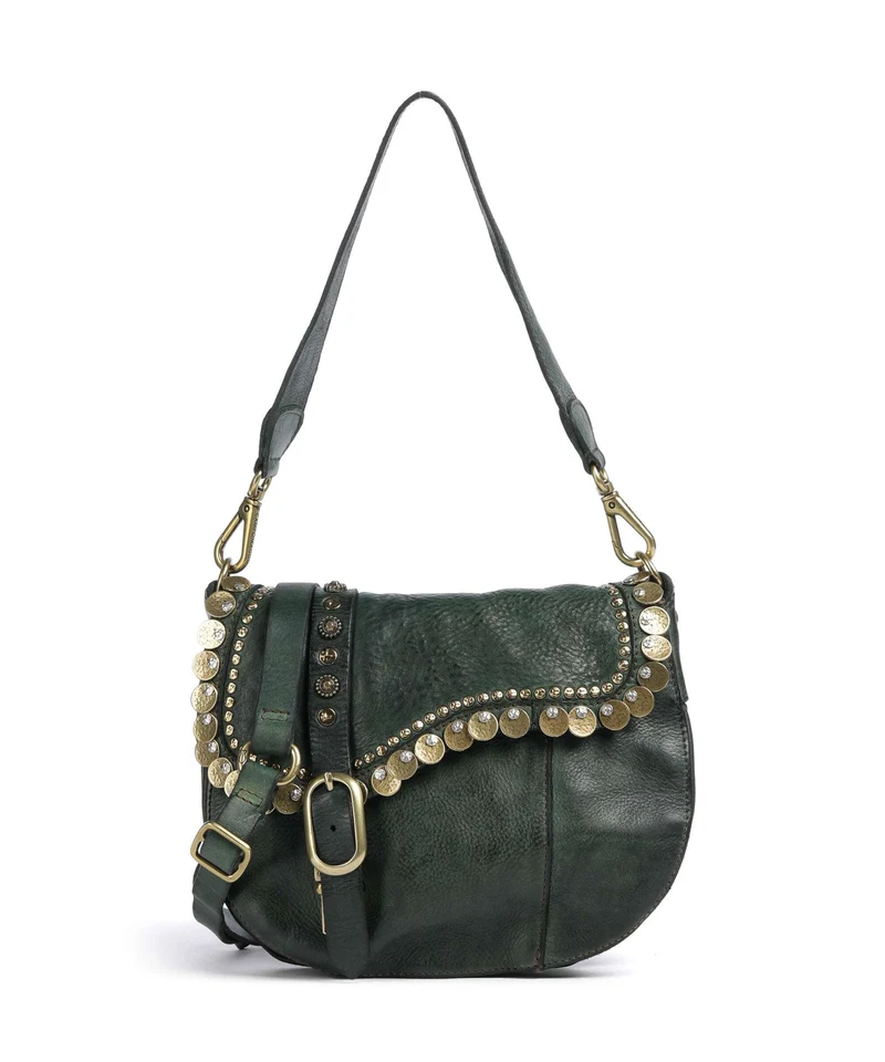 Campomaggi Sac porté épaule green bottle