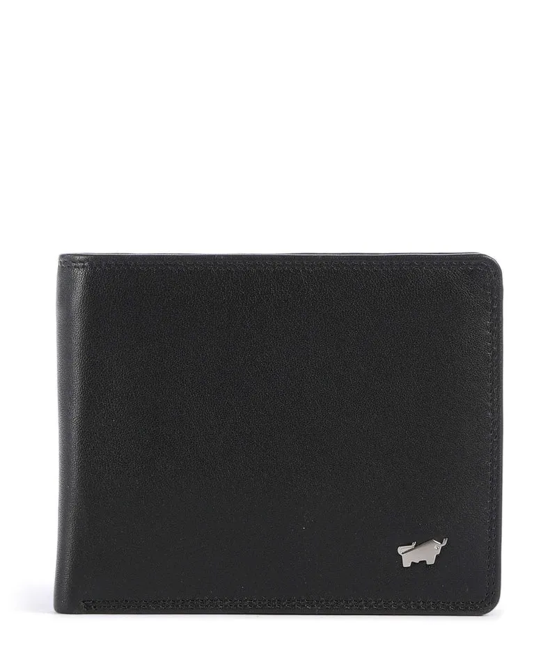 Braun Büffel Golf Portefeuille schwarz
