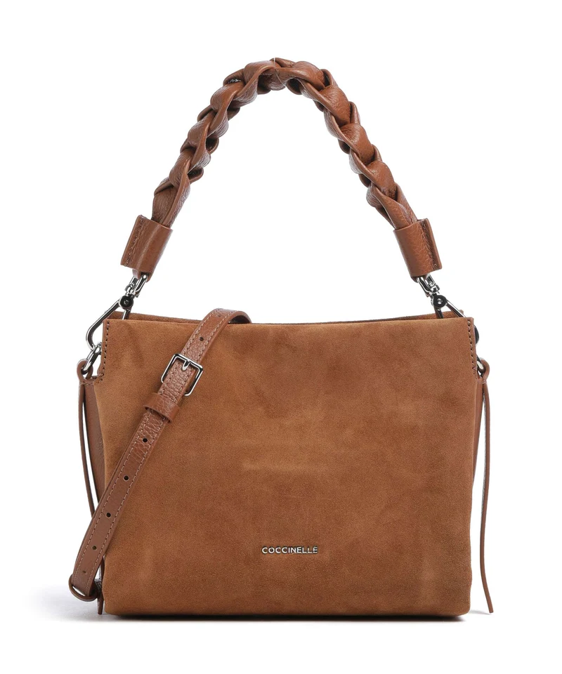 Coccinelle Boheme Suede Sac à main cognac