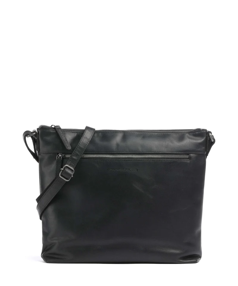 The Chesterfield Brand Wax Pull Up Cow Cartagena Sac bandoulière black