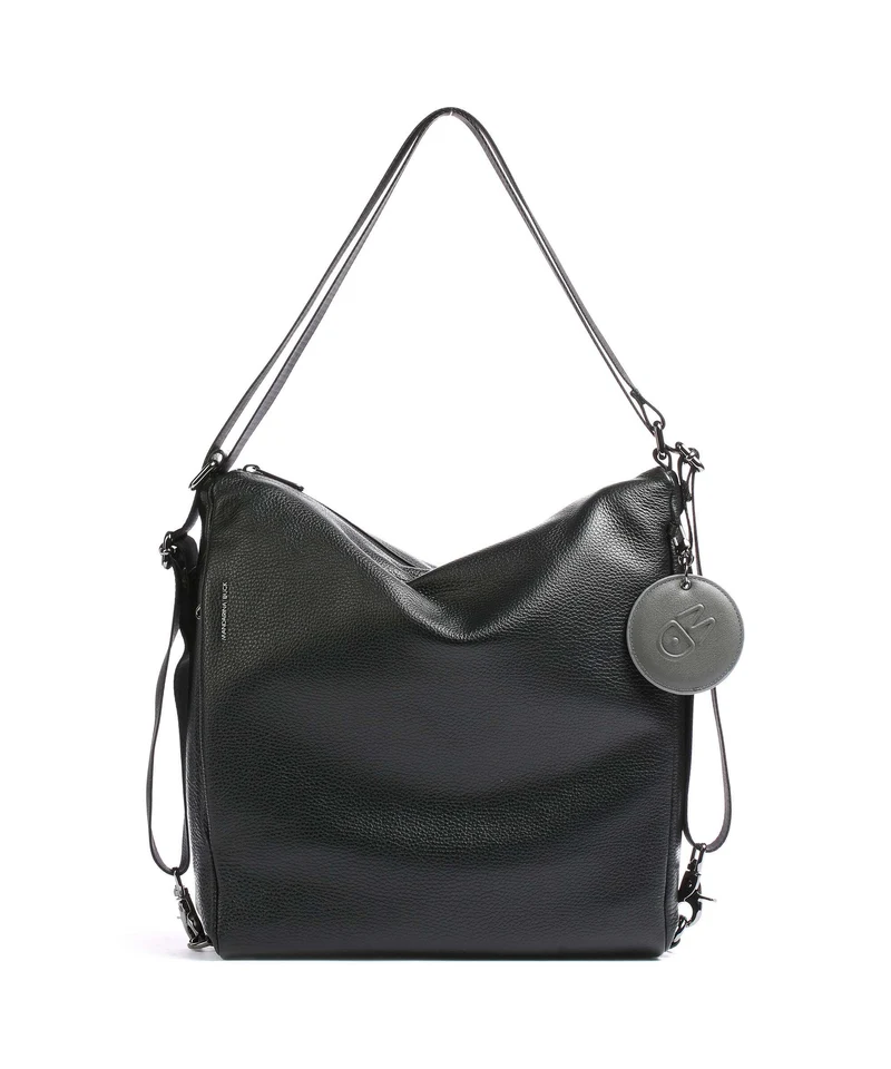 Mandarina Duck Mellow Leather Sac à main porté dos nero