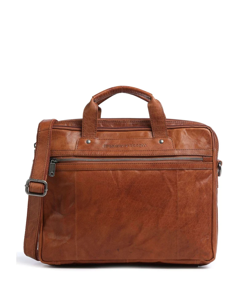 Spikes & Sparrow Bronco Porte-document brandy