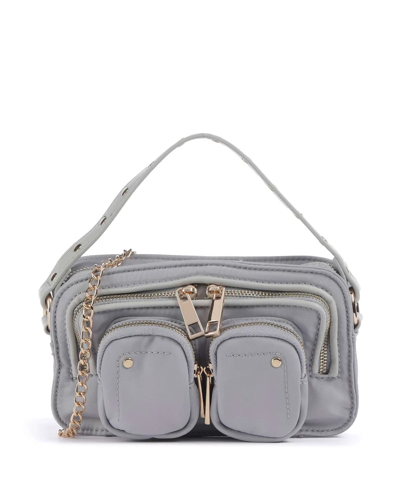 Núnoo Recycled Nylon Helena Sac bandoulière light grey