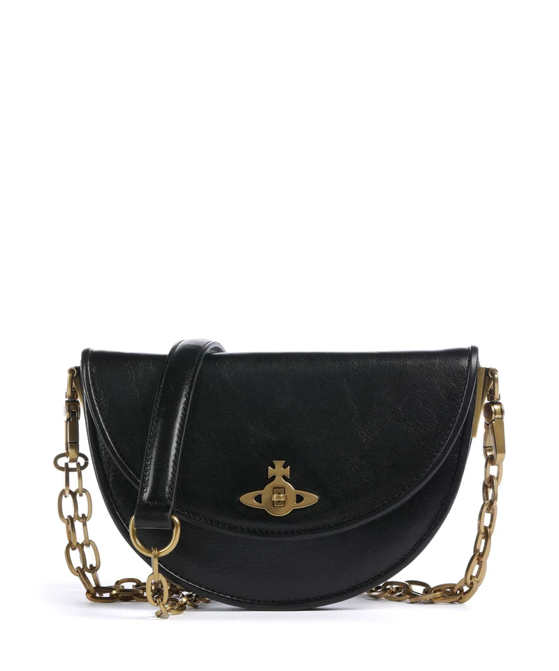 Vivienne Westwood Bonnie Polished Sac bandoulière black