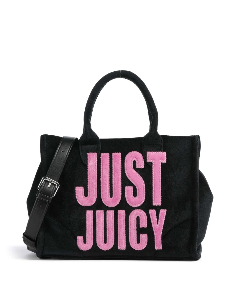 Juicy Couture Iris Patch Velvet M Sac à main black