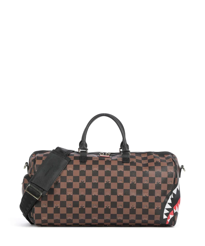 Sprayground Peeking Character Check Sac week-end multicolour