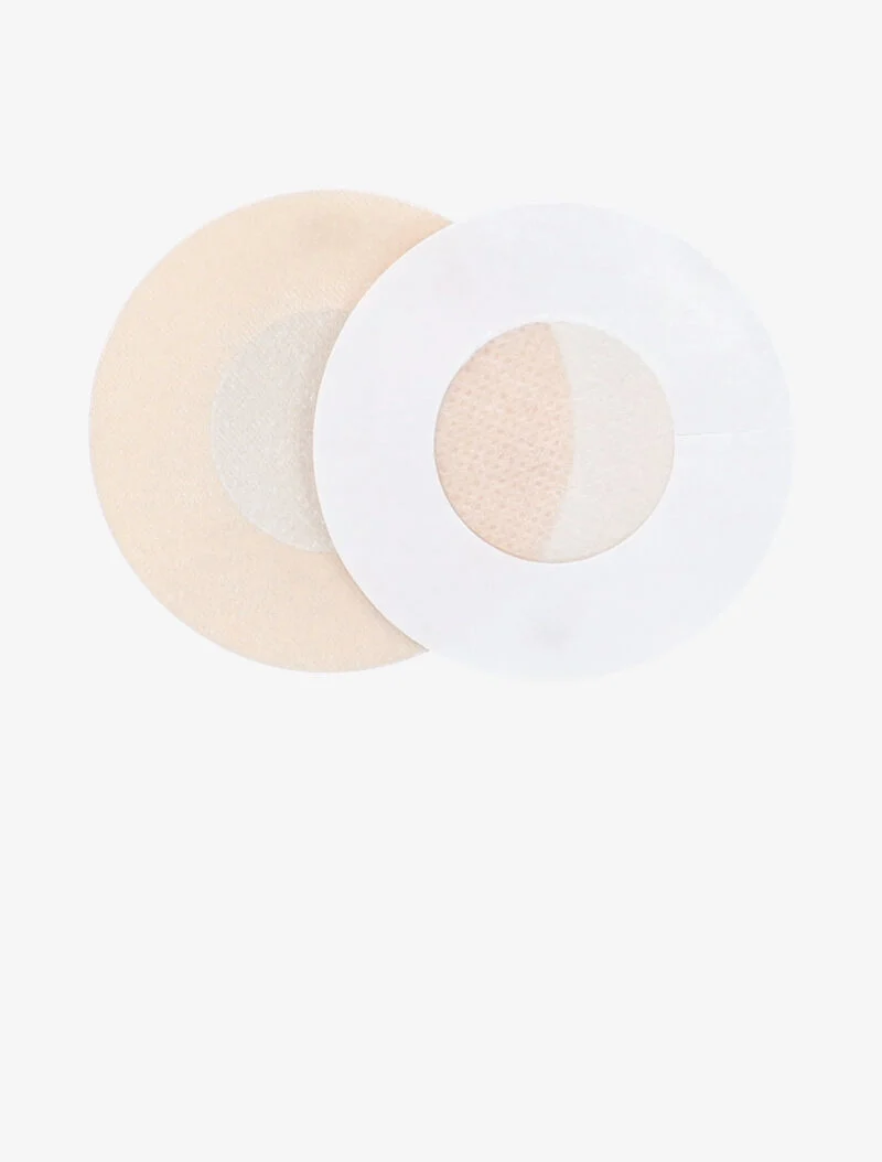 Lot de 5 paires de cache-tétons réutilisables - beige