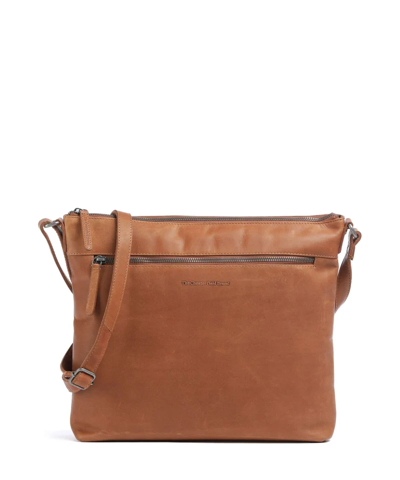 The Chesterfield Brand Wax Pull Up Cow Cartagena Sac bandoulière cognac