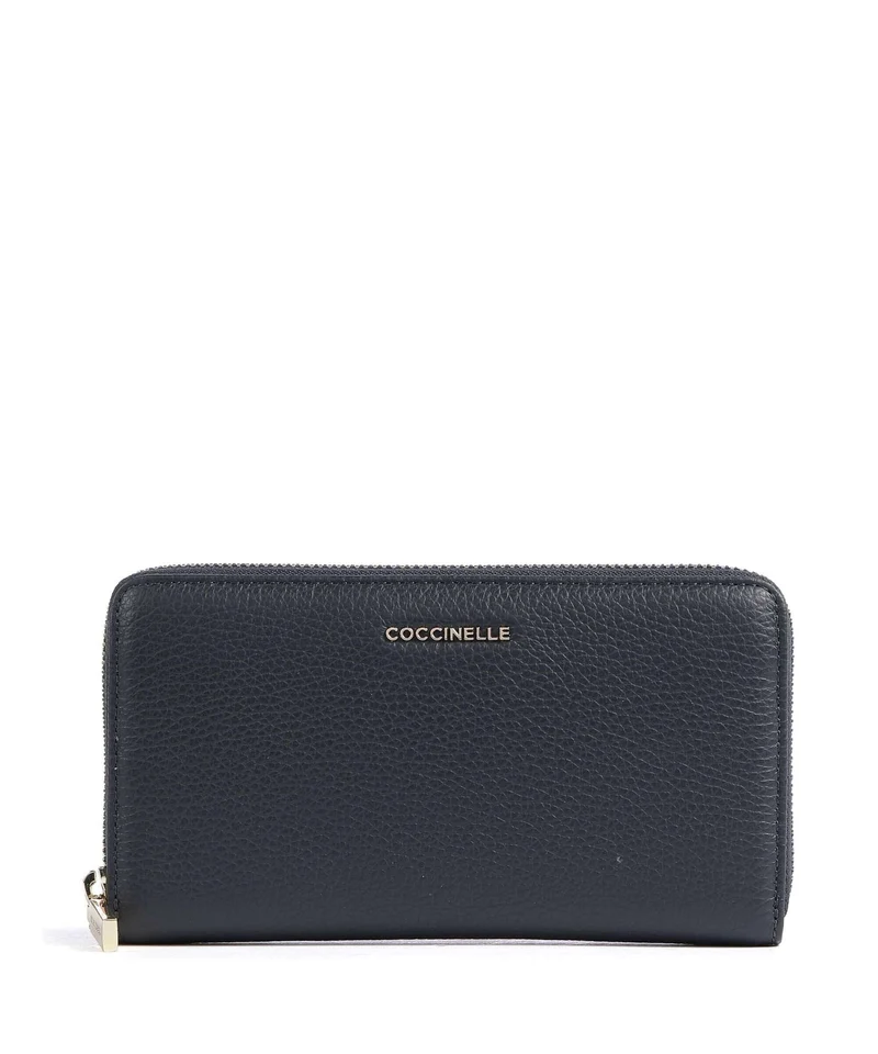 Coccinelle Metallic Soft Portefeuille midnight blue