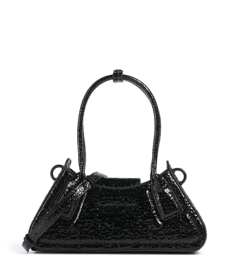 Replay Sac porté épaule shiny black