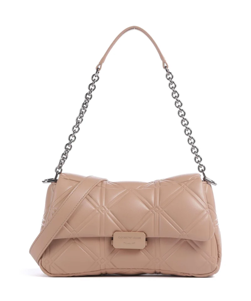 Emporio Armani Cassandra Sac porté épaule nocciola