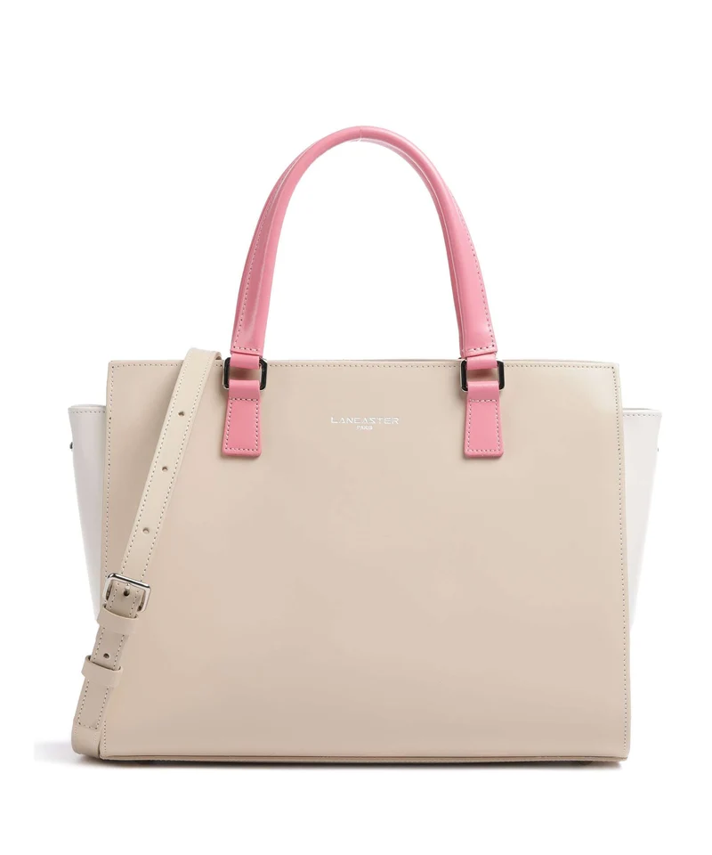 Lancaster Smooth Sac à main beige