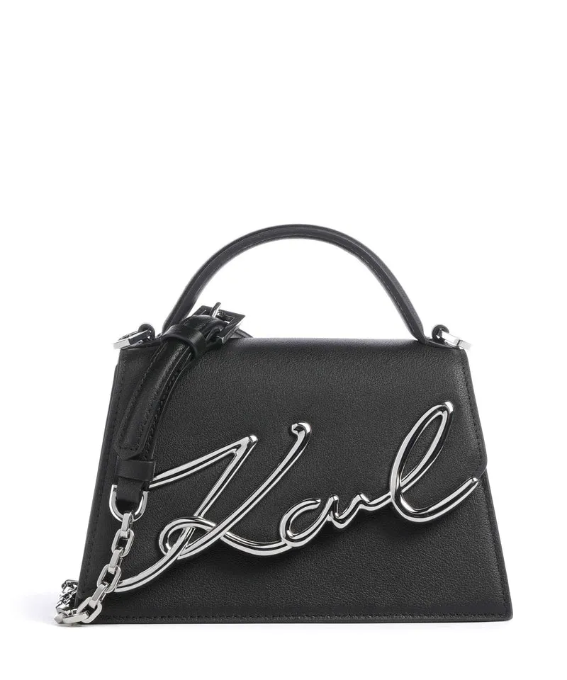 Karl Lagerfeld K/Signature 2.0 Sac bandoulière black/nickel