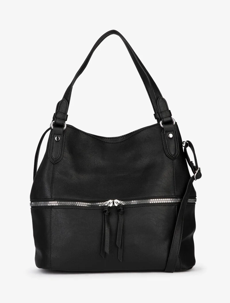 Sac à main Irma bandoulière amovible - noir