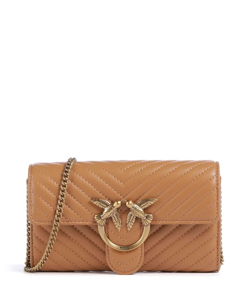 Pinko Love One Portefeuille torrone/antique gold