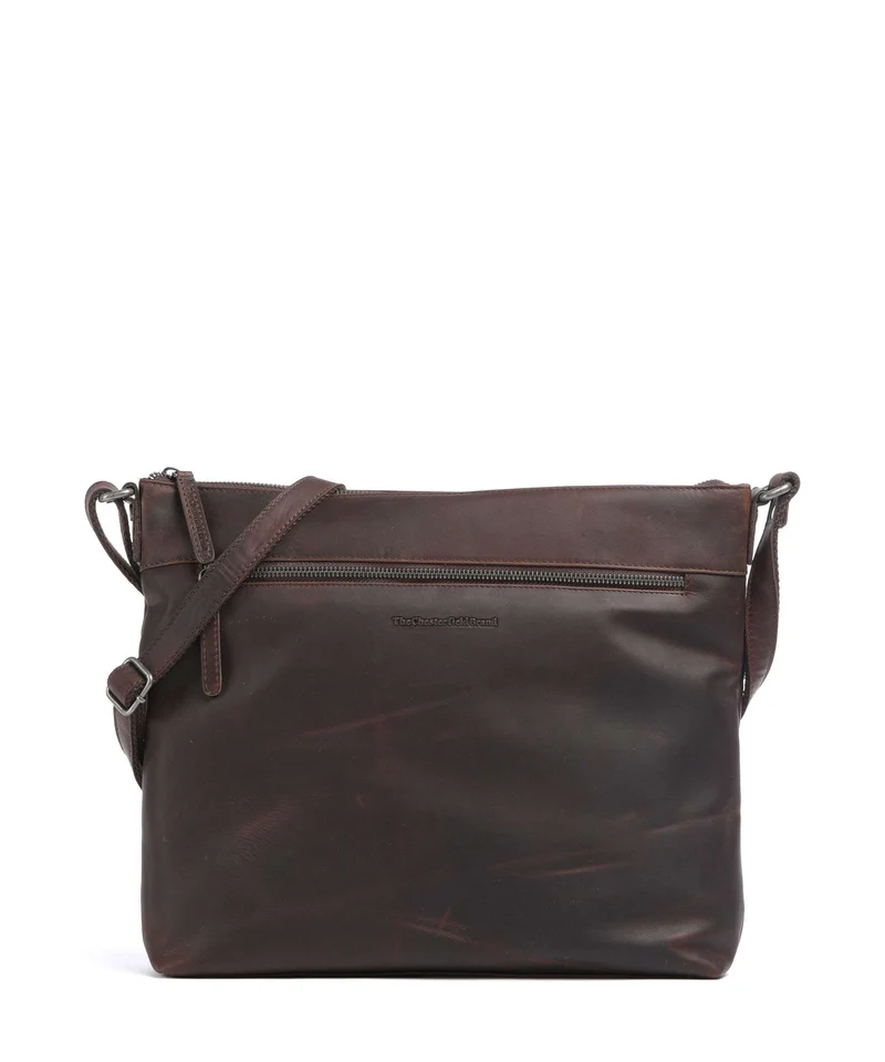The Chesterfield Brand Wax Pull Up Cow Cartagena Sac bandoulière brown