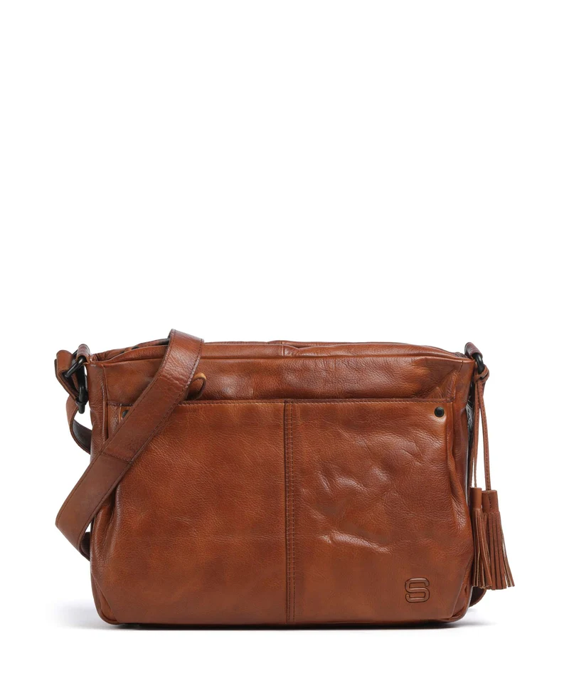 Spikes & Sparrow Apache Charmayne Sac porté épaule brandy