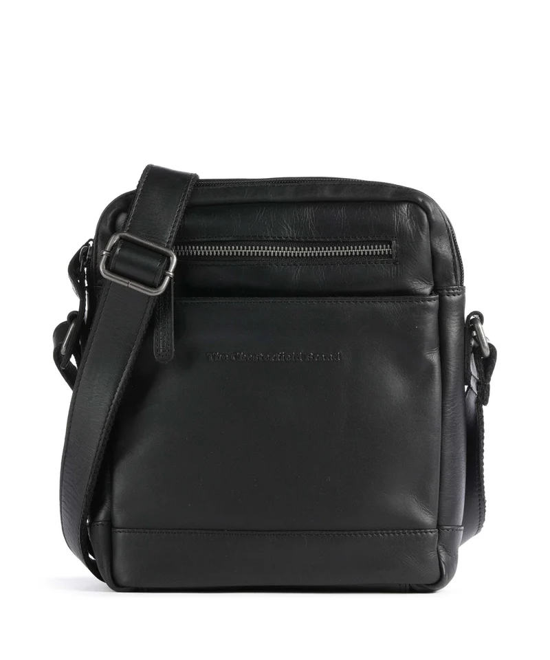 The Chesterfield Brand Wax Pull Up Cow Arnhem Sac bandoulière black