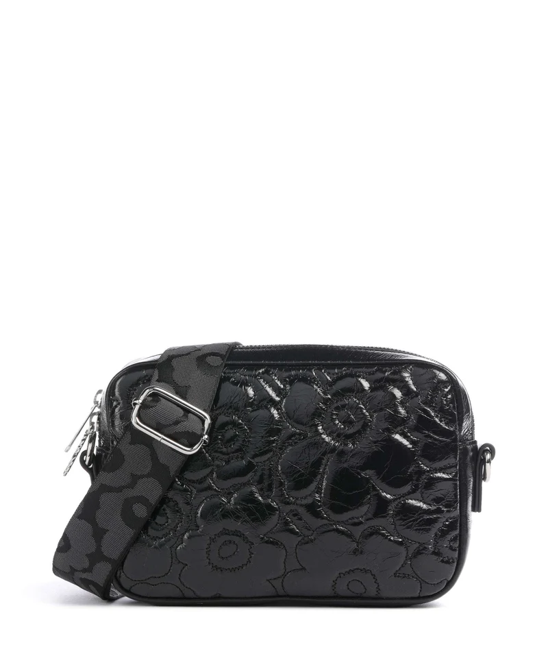 Marimekko Gratha Soft Unikko Sac bandoulière shiny black