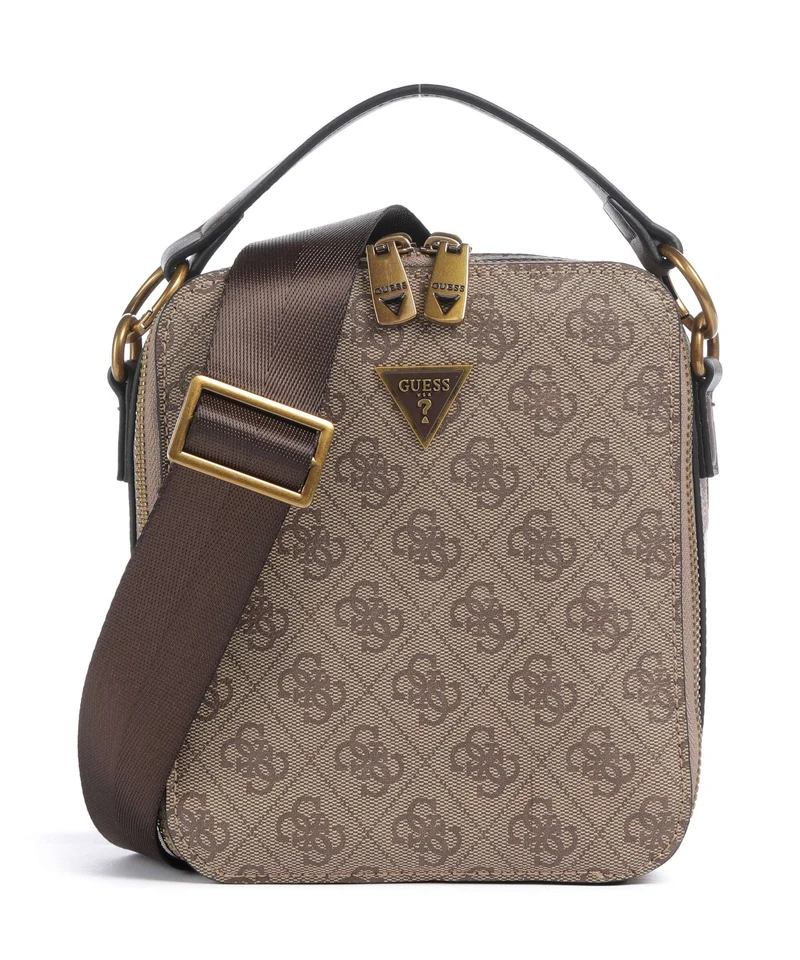 Guess Torino 4G Eco Sac bandoulière beige/brown