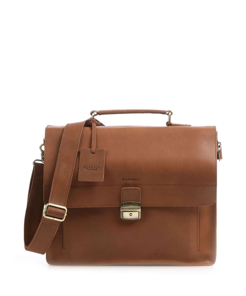 Burkely Vintage Scott Porte-document cognac