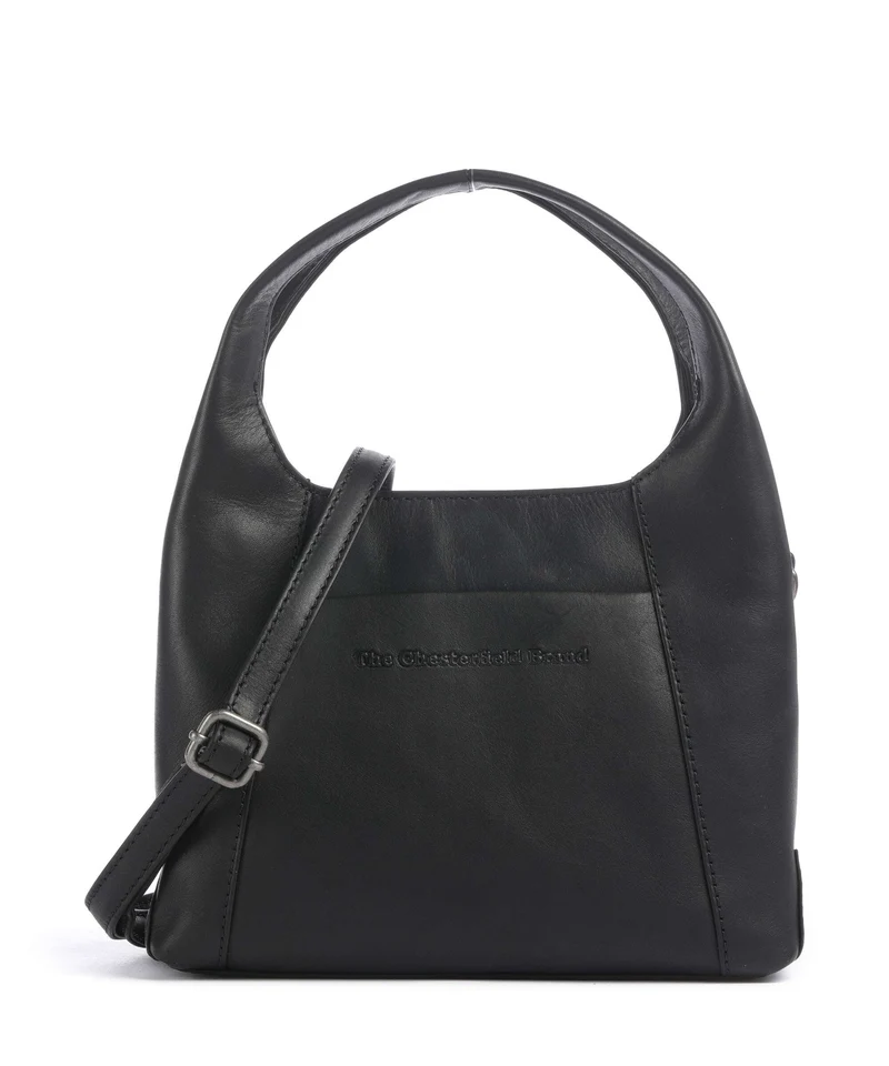 The Chesterfield Brand Wax Pull Up Cow Lunera Sac à main black