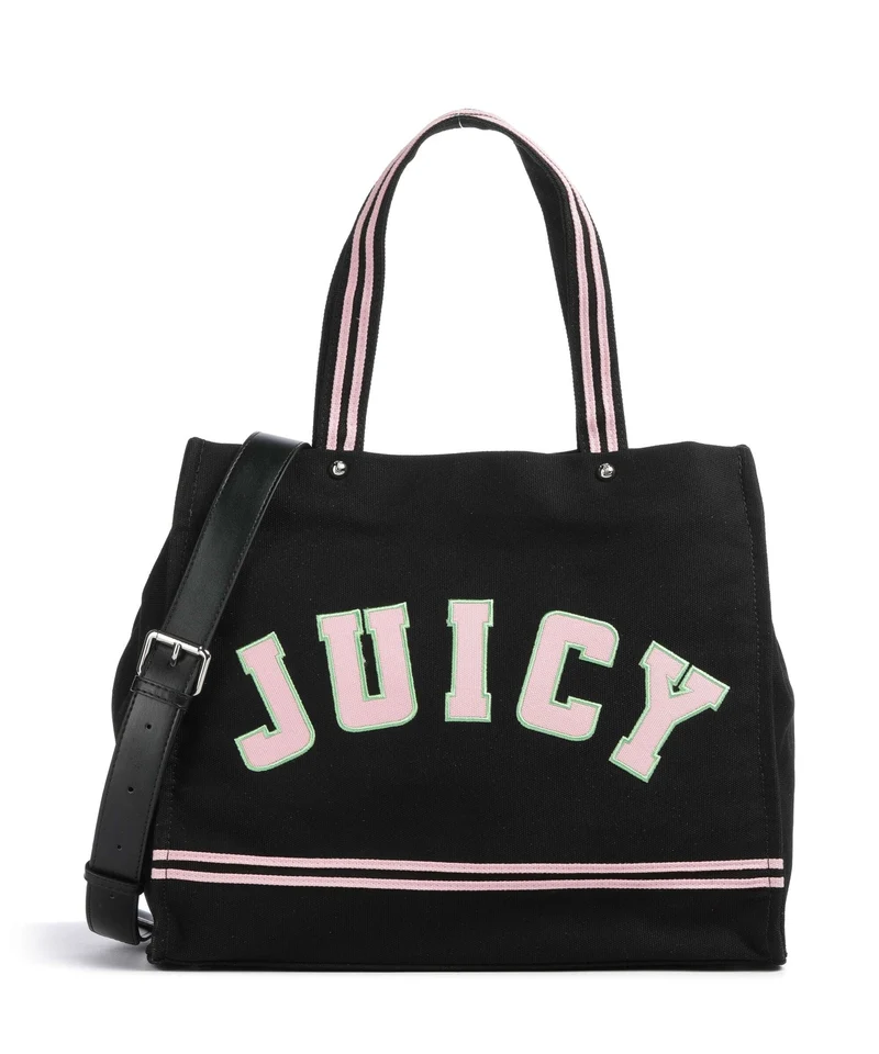 Juicy Couture Iris Patch Canvas L Cabas black/juicy pink