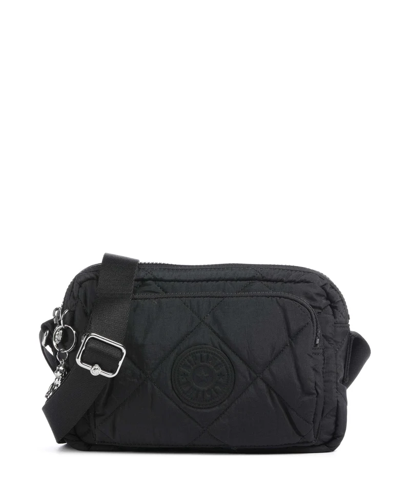 Kipling Crinkled Quilt Abanu M Zip Sac bandoulière cosmic black
