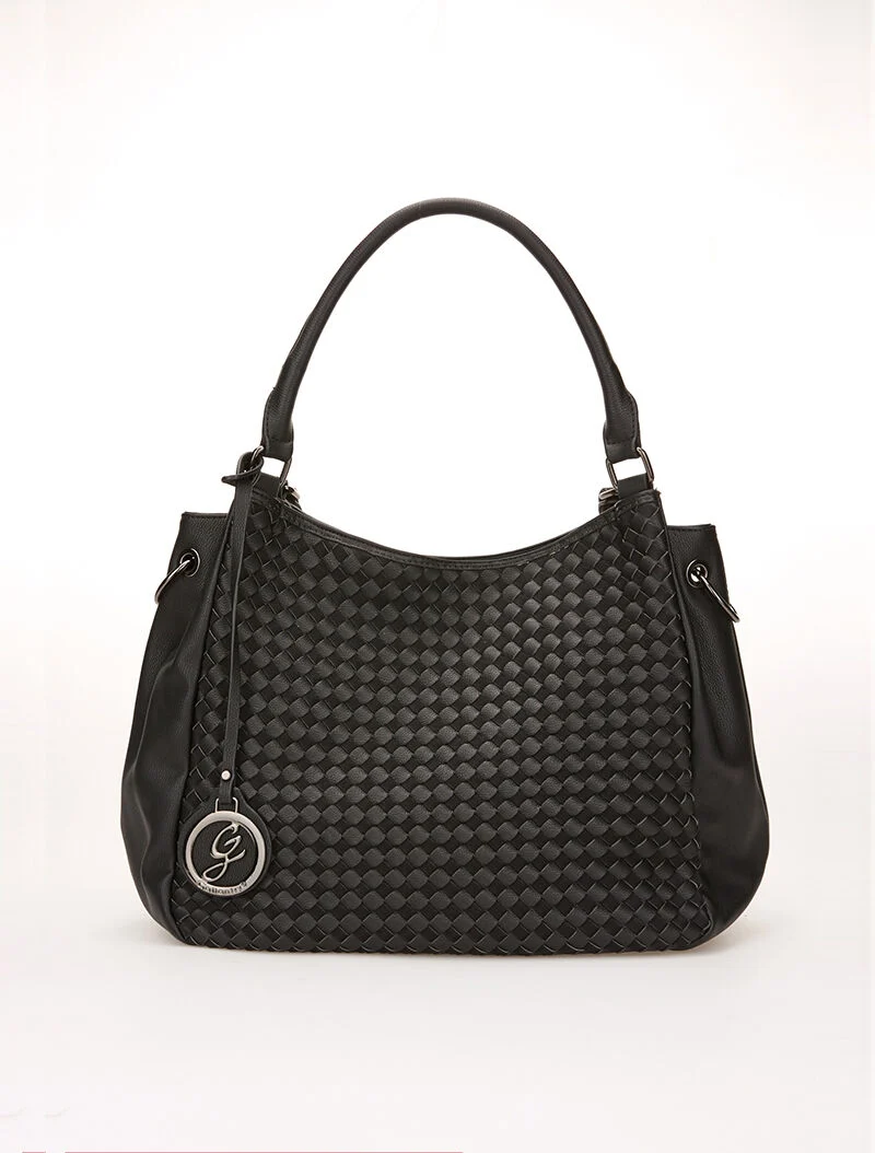 Cabas Gaya double compartiment - noir