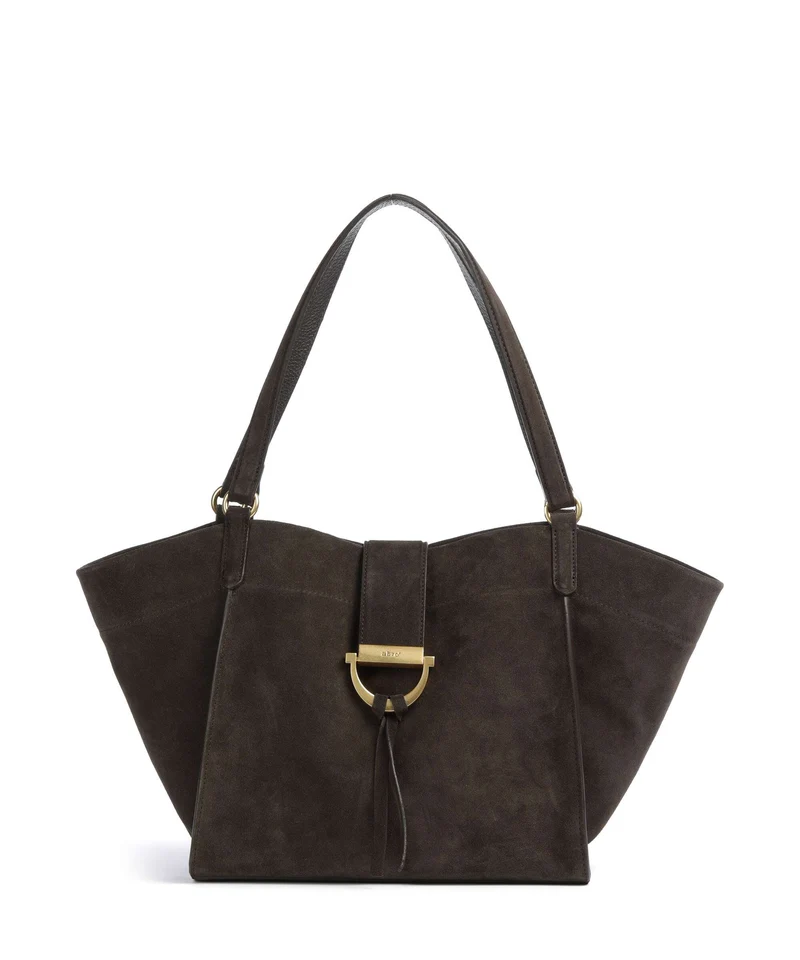 Abro Suede Temi Cabas dark brown