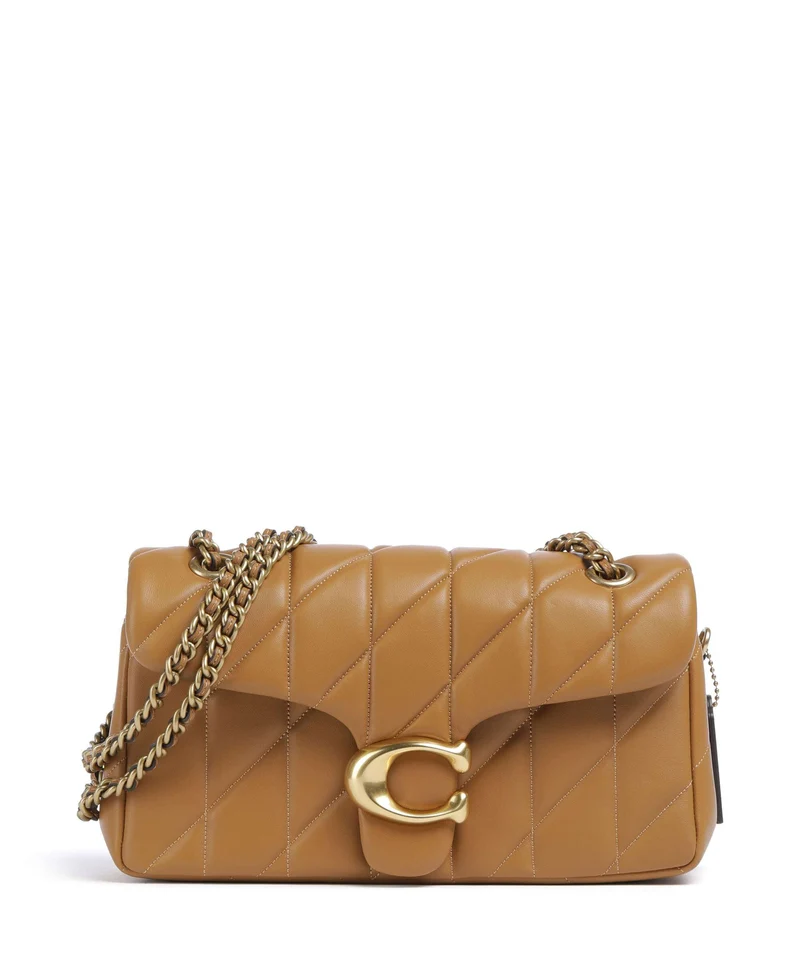 Coach Tabby Quilted 26 Sac porté épaule honey brown