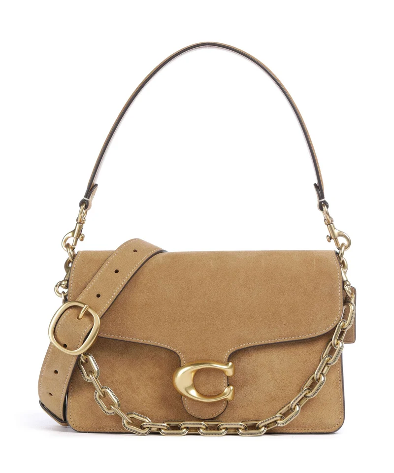 Coach Tabby Chain Sac porté épaule sand