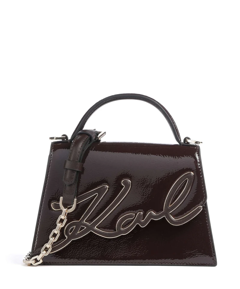 Karl Lagerfeld K/Signature 2.0 Small Sac bandoulière tobacco