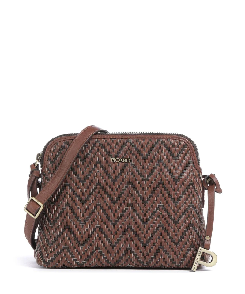 Picard Samos Sac bandoulière cognac