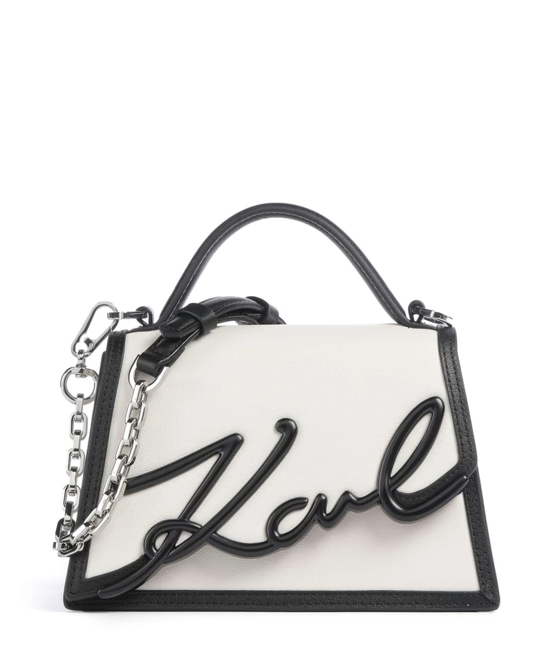 Karl Lagerfeld K/Signature 2.0 Sac bandoulière white/black