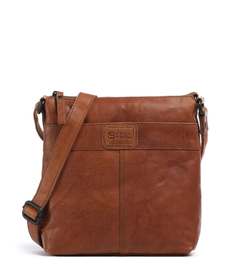 Spikes & Sparrow Bronco Deborah Sac bandoulière brandy