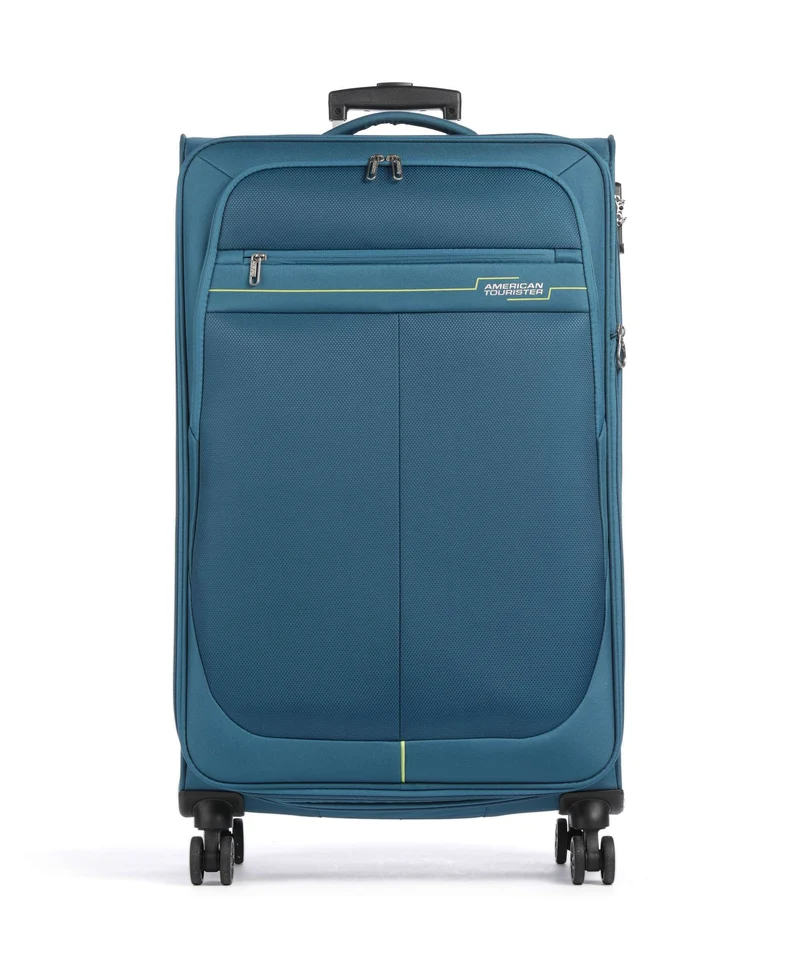 American Tourister Deep Dive Valise 4 roues teal/lime