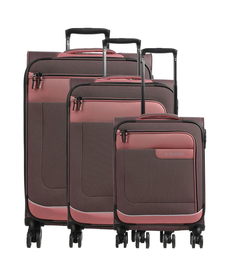 Travelite Viia Set de valise (4 roues) frühlingsrose