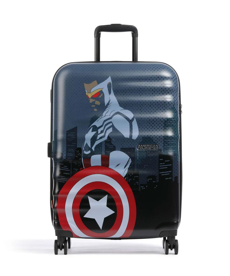 American Tourister Wavebreaker Disney Valise 4 roues captain america city
