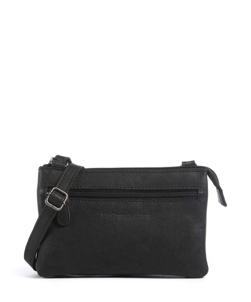The Chesterfield Brand Washed Waxed Cow Osaka Sac bandoulière black