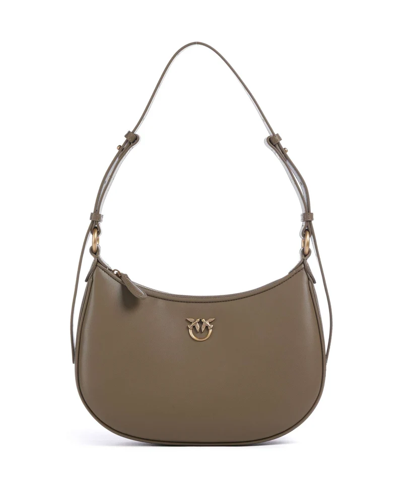 Pinko Half Moon Mini Sac porté épaule scricciolo/antique gold