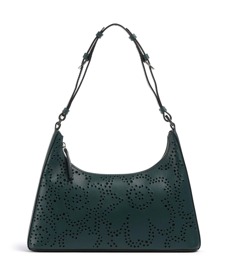 Marimekko Imprint Unikko Sac porté épaule dark green