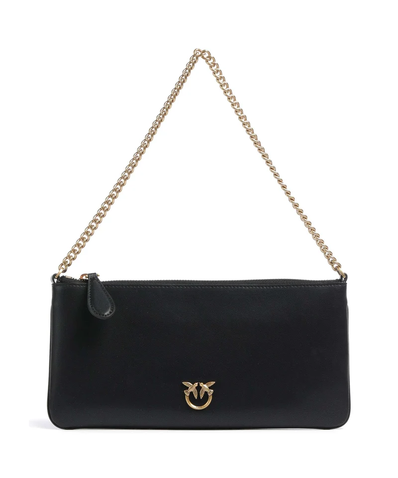 Pinko Flat Horizontal Sac porté épaule nero
