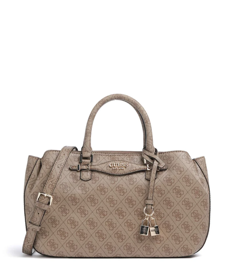 Guess Katya 4G Logo Sac à main latte logo